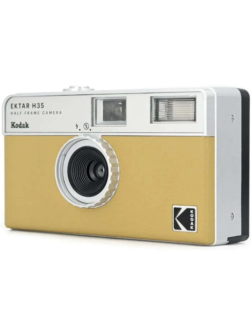 Lightweight Reusable Half Frame Film Camera, 35mm, Easy-to-Use, Focus-Free, Sand